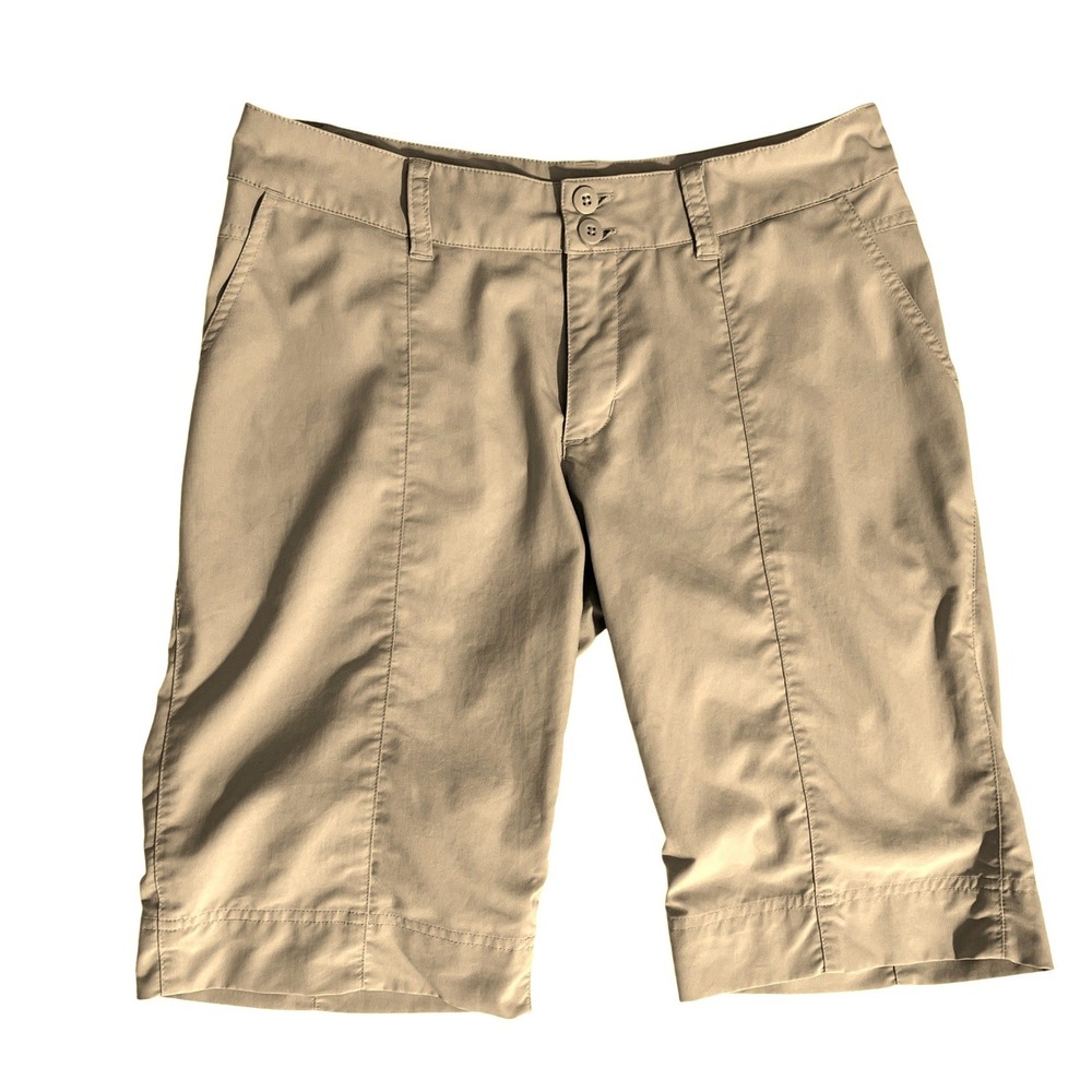 Patagonia Womens Quandary Shorts Tan Khaki Size 6 Hiking Outdoor 57819